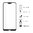 Imak Full Coverage Tempered Glass Screen Protector for Nokia 6.1 Plus - Black